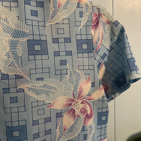 Vintage 80s Graff California Wear polyester blouse - Picture 5 of 10